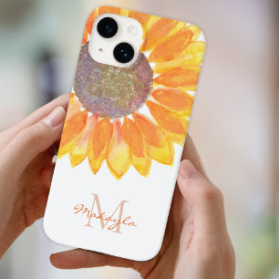 Coque Case-Mate iPhone Tournesol monogramme