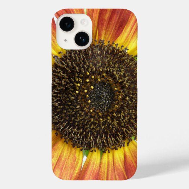 Coques Case-Mate iPhone Tournesol orange (Verso)