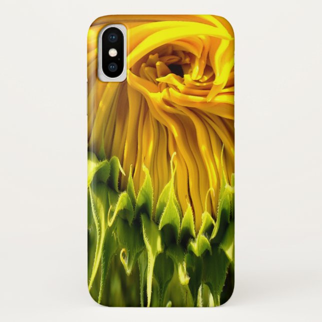 Coques Case-Mate iPhone Tournesol rétro funky abstrait, géométrie effrayan (Dos)