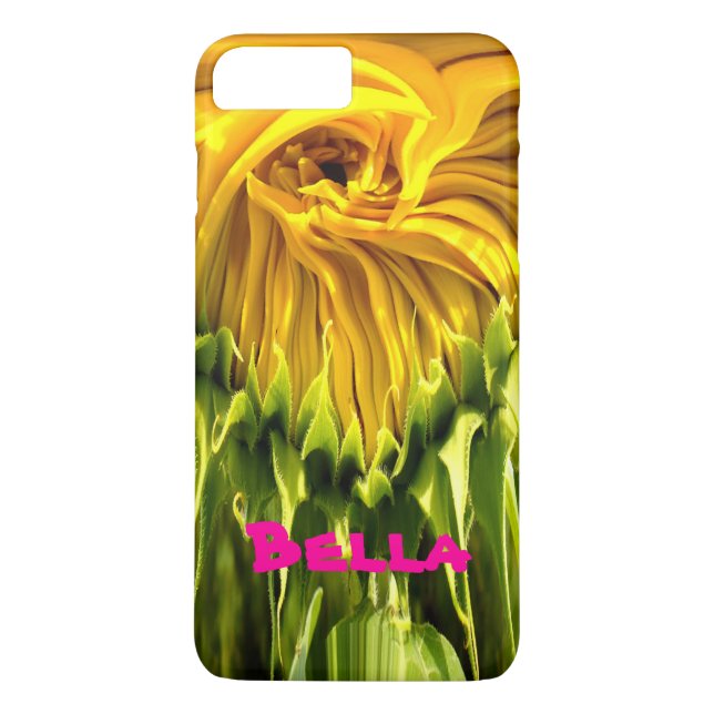 Coques Case-Mate iPhone Tournesol rétro funky abstrait, géométrie effrayée (Dos)