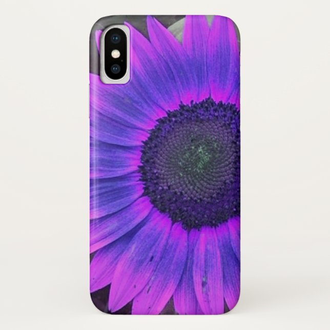 Coques Case-Mate iPhone Tournesol rose N violet (Dos)