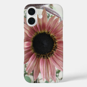 Coque Pour iPhone 16 Tournesol rose pâle
