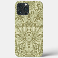 Tournesol William Morris Vintage Olive Damask