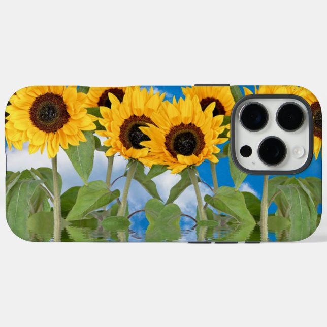 Coques Case-Mate iPhone Tournesols (Verso (horizontal))