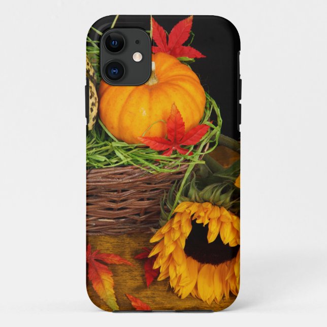 Coques Case-Mate iPhone Tournesols de récolte de chute (Dos)