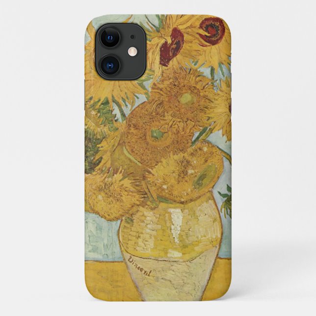 Coques Case-Mate iPhone Tournesols de Van Gogh (Dos)