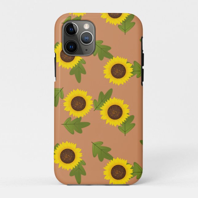 Coques Case-Mate iPhone Tournesols Fleurs Pétales Automne (Dos)