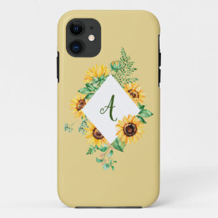 Case-Mate iPhone Case Tournesols initialisés