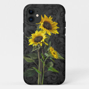Etui iPhone Case-Mate Tournesols sur la damassé