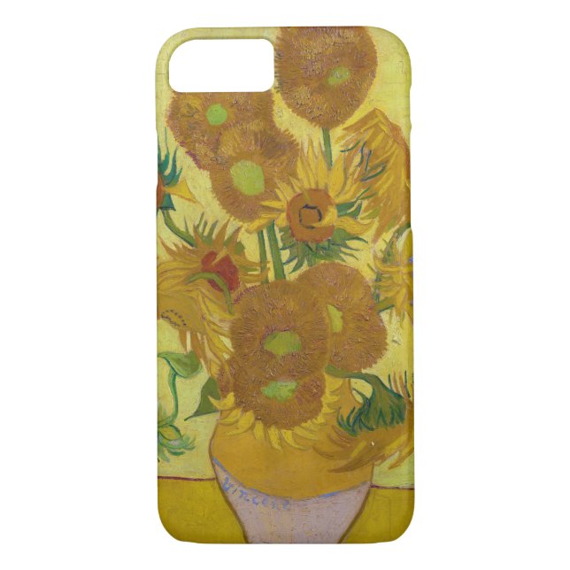 Coques Case-Mate iPhone Tournesols, Vincent van Gogh, 1889 (Dos)