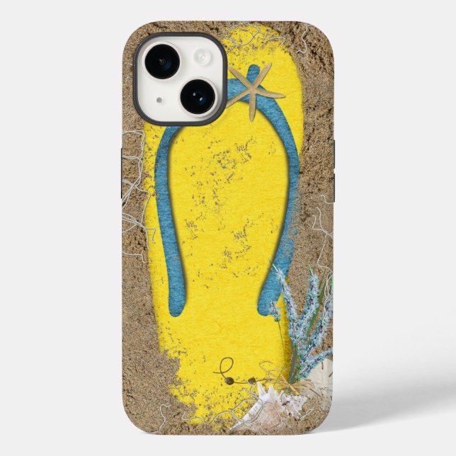 Coques Case-Mate iPhone Tournevis jaune dans le sable (Verso)