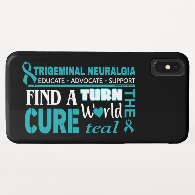 Coques Case-Mate iPhone Tournez le monde Turquoise...TN (Dos (Horizontal))