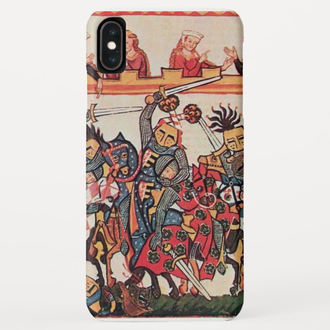 COQUES Case-Mate iPhone TOURNOI MÉDIÉVAL, COMBATTRE DES CHEVALIERS ET DES  (Dos)