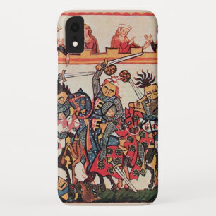 COQUE POUR iPhone XR TOURNOI MÉDIÉVAL, COMBATTRE DES CHEVALIERS ET DES 