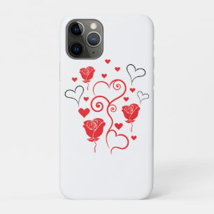 Case-Mate iPhone Case Tournures de cœurs et de roses