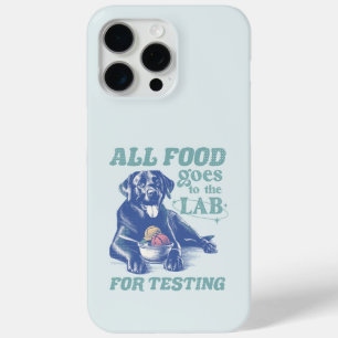 Coque Case-Mate iPhone Tous les aliments vont au Black Lab pour tester Re