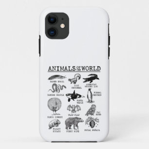 Case-Mate iPhone Case Tous les Animaux du Monde Vintage Drôle de Meme d'