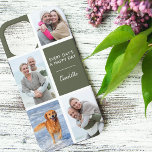 Case-Mate iPhone Case Tous les jours un Jour heureux 4 Initiales photo v<br><div class="desc">Boîtier téléphonique personnalisé pour iphone 12 pro max et de nombreux autres modèles. Le design comprend un collage photo personnalisé avec 4 de vos photos préférées, votre nom et le libellé positif "Chaque jour est un jour heureux". Le modèle photo est configuré pour que vous puissiez ajouter vos photos, qui...</div>