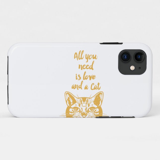 Coques Case-Mate iPhone Tout ce dont vous avez besoin est l'amour - Choisi (Dos (Horizontal))