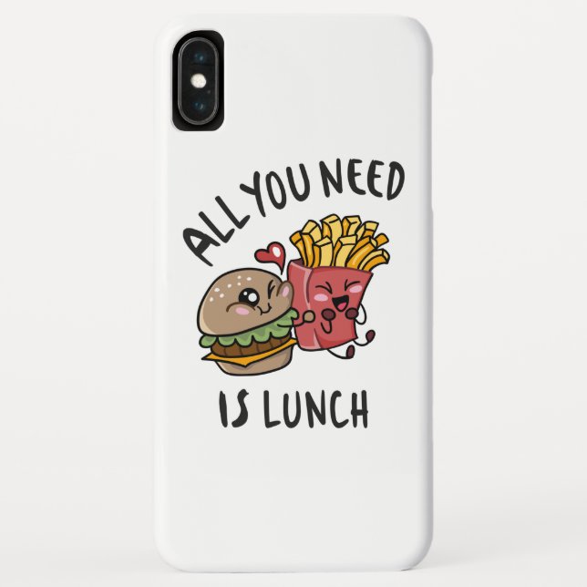Coques Case-Mate iPhone Tout ce dont vous avez besoin est le déjeuner (Dos)
