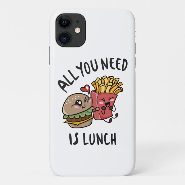 Coques Case-Mate iPhone Tout ce dont vous avez besoin est le déjeuner (Dos)