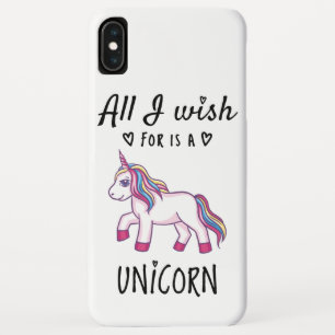 Case-Mate iPhone Case Tout ce que je souhaite est une licorne