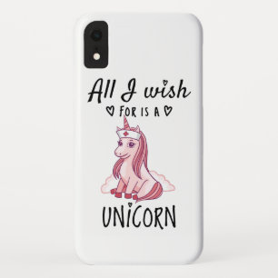 Case-Mate iPhone Case Tout ce que je souhaite est une licorne