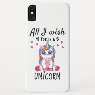 Case-Mate iPhone Case Tout ce que je souhaite est une Licorne