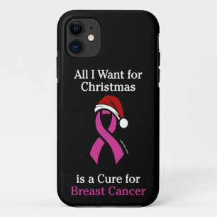 Case-Mate iPhone Case Tout ce que je veux pour Noël/Casquette...Cancer d