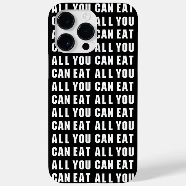 COQUES Case-Mate iPhone TOUT CE QUE VOUS POUVEZ MANGER (Verso)