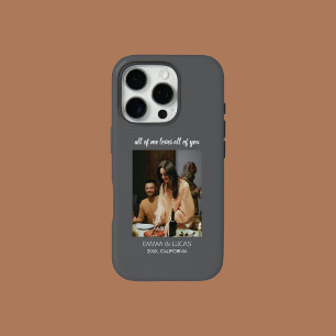 Coque iPhone 16 Pro Tout de moi aime tout de vous Collage de photos pe
