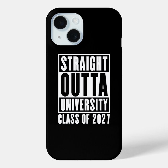 Coques Case-Mate iPhone Tout droit sorti de l'université promotion 2027 (Verso)