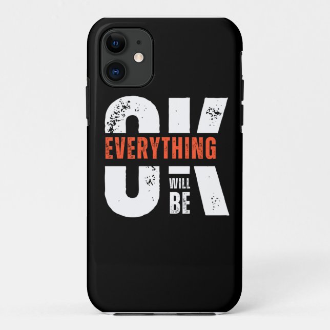 Coques Case-Mate iPhone Tout ira bien couvertures mobiles (Dos)