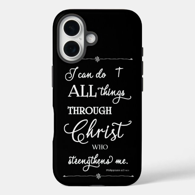 Coques Case-Mate iPhone Tout par Christ - Philippiens 4:13 (Verso)