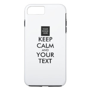 Case-Mate iPhone CASE TOUT PERSONNALISÉ CONSERVEZ CALME ET VOTRE TEXTE