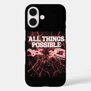 Coque Pour iPhone 16 Toutes les choses possibles - Matthieu 19:26
