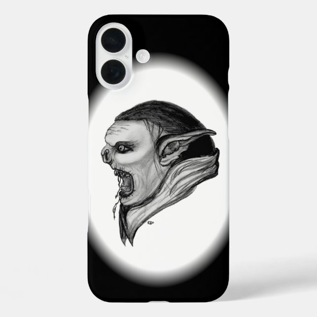 Coques Case-Mate iPhone Tracer le design noir et blanc (Verso)