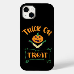 Coque Case-Mate iPhone Tracer ou traiter les os croisés Halloween visage 