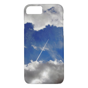 Coques Pour iPhone Traces d'avion à réaction entre nuages