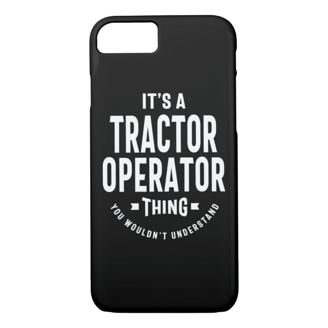 Coques Case-Mate iPhone Tracteur Opérateur Titre du poste Cadeau (Dos)