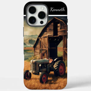 Coque iPhone 16 Pro Max Tracteur Reposé Par Une Grange