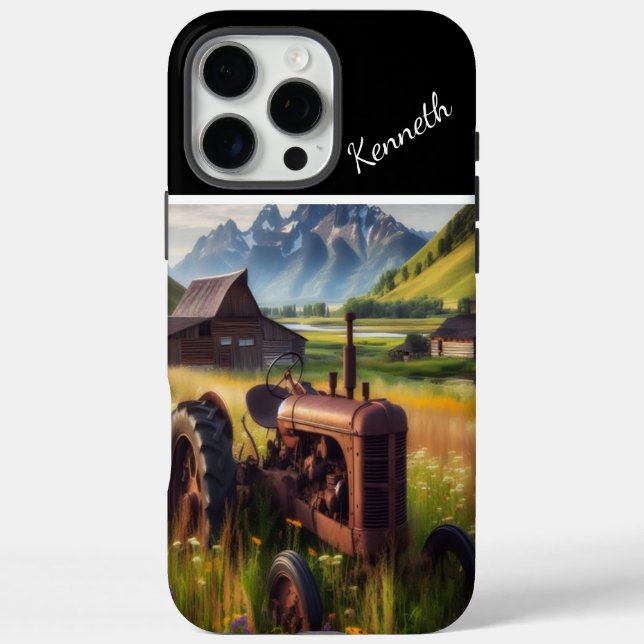 Coques Case-Mate iPhone Tracteur Rusty dans Mountain Valley (Verso)
