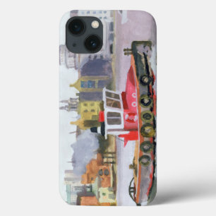 Etui iPhone 13 Traction subite rouge passant St Pauls 1996