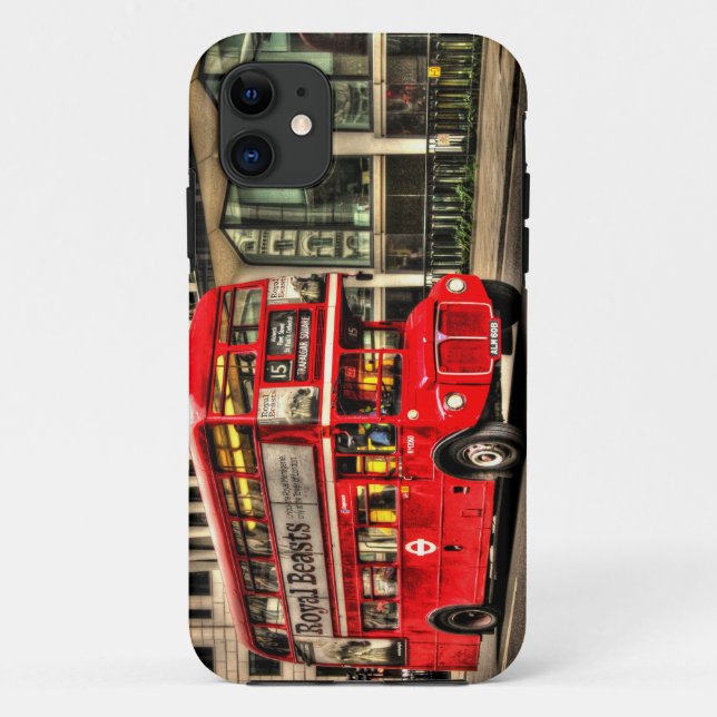 Coques Case-Mate iPhone Trafalgar Carré London Double Decker Bus (Dos)