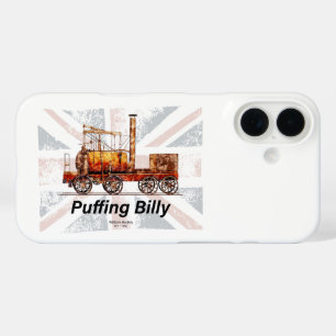 Coque Pour iPhone 16 Train à vapeur Puffing Billy Locomotive anglaise