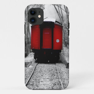 Etui iPhone Case-Mate Train à vapeur rouge