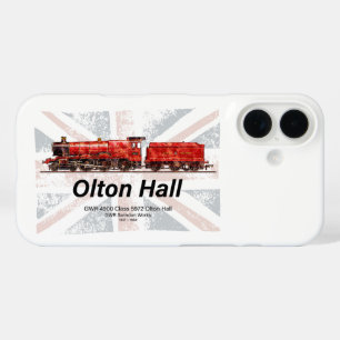 Coque Pour iPhone 16 Train à vapeur vintage Olton Hall Locomotive angla