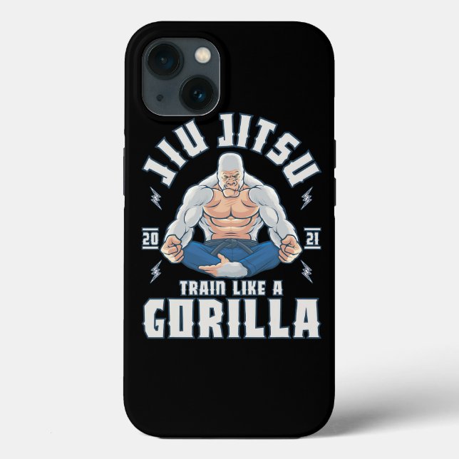 Coques Case-Mate iPhone Train comme Gorilla BJJ Jiu Jitsu brésilien Jiu Ji (Verso)