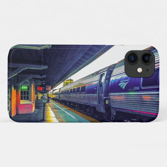 Coques Case-Mate iPhone Train de l'après-midi (Dos (Horizontal))