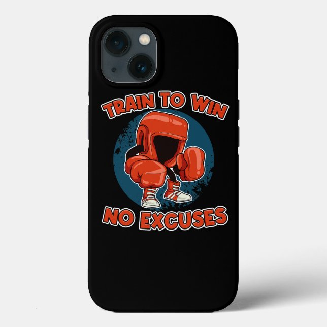 Coques Case-Mate iPhone Train To Wins Aucun Excusez Boxing Punching Sac (Verso)